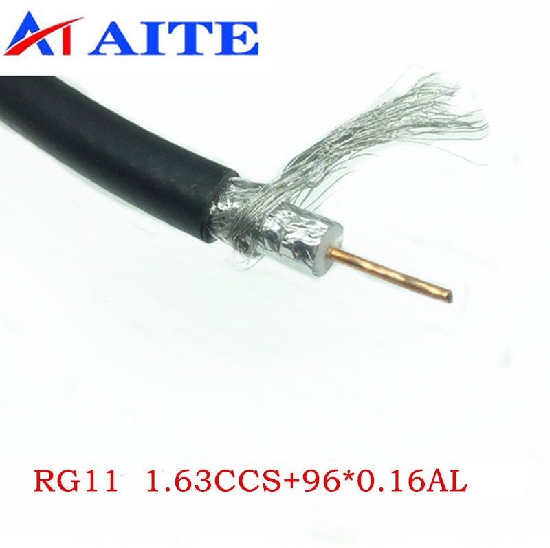 RG11同轴电缆96网0.16AL铝镁编织CATV广播电视主干线SYWV-75-7