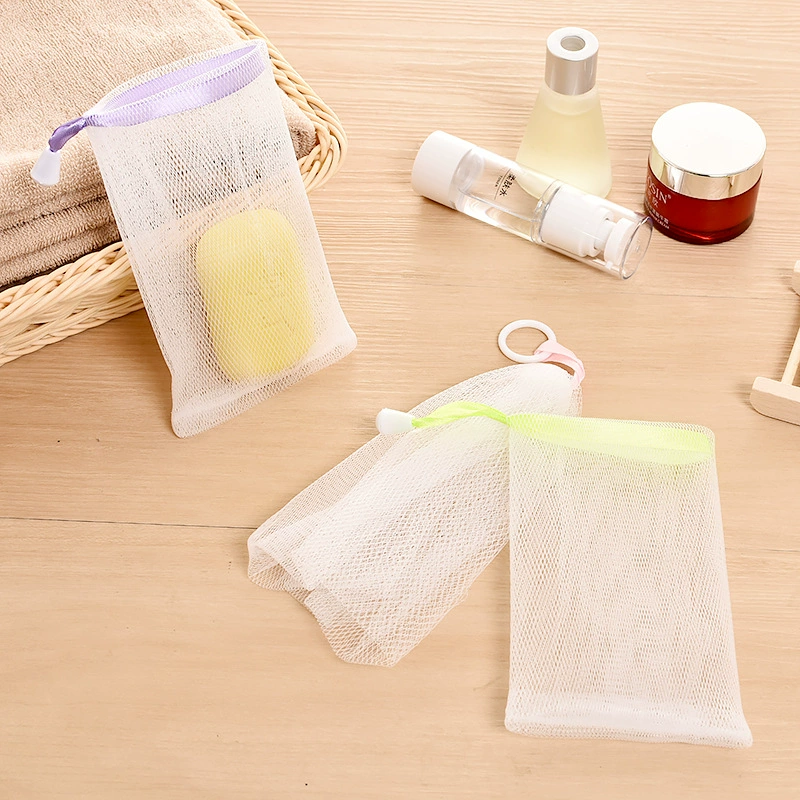 Пена Ручной Работы Очищающее Средство Для Лица Мыло Ручной Работы Пенящаяся Сетка Ванна Очищающее Средство Для Лица Пенящаяся Сетка Подвесное Мыло Пенясь Мешок