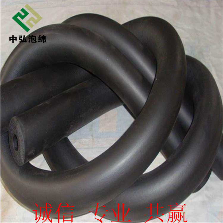 NBR橡塑发泡保温管 丁晴橡胶发泡管泡棉管 橡塑柱子圆棒nbr橡塑管
