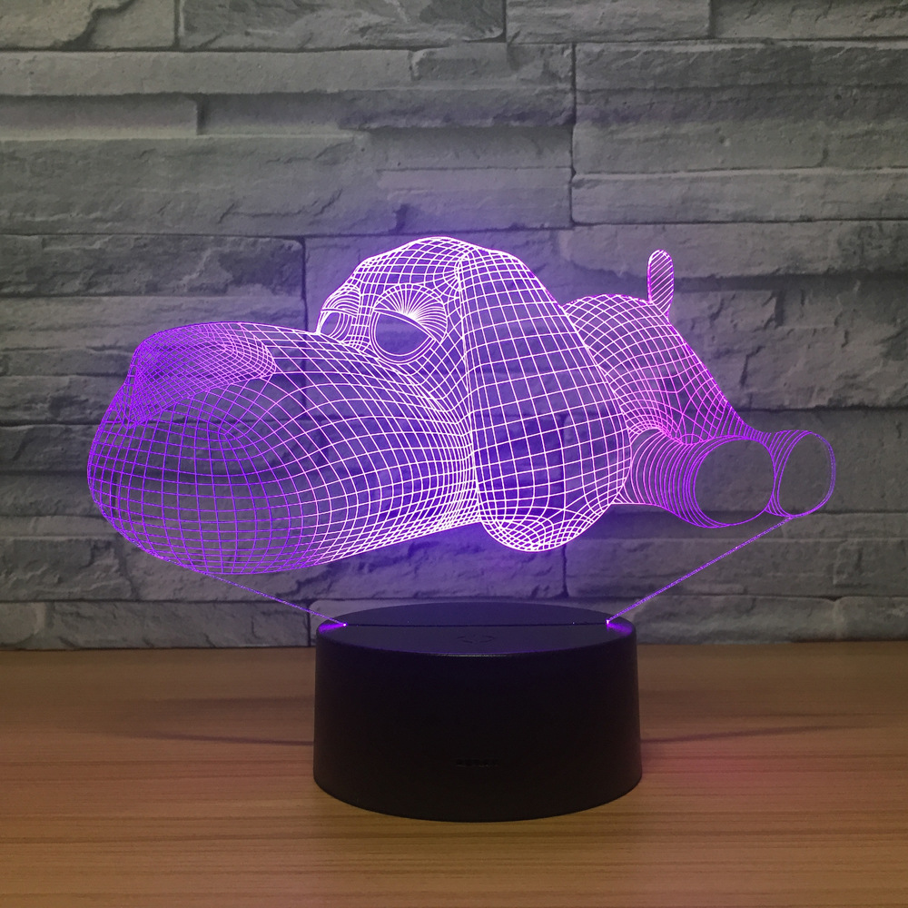 3d小夜灯 七彩触控遥控3d灯