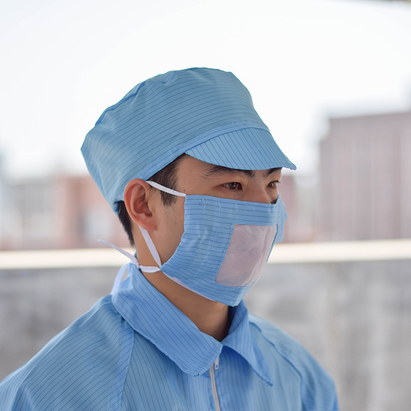Manufactor Direct selling Anti-static Clean Mask stripe dustproof Mask Bandage-style Industry Mask customized Selling