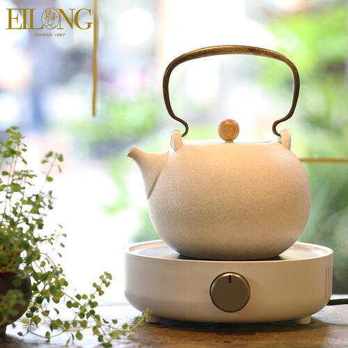 Taiwan Yilong temperature-sensitive heat-resistant glass kettle handle kettle household simple mini electric ceramic stove small steel gun speed tea stove
