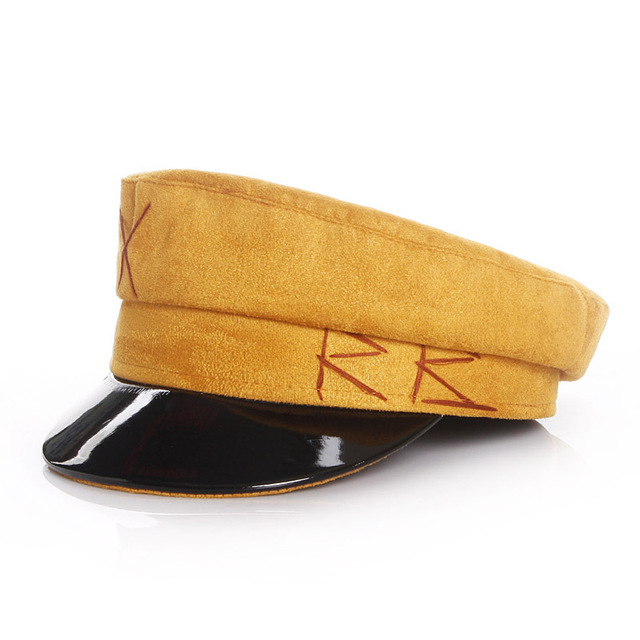 秋冬儿童款报童帽欧美经典漆皮鸭舌帽宇宙网红同款rb海军帽 价格 厂家 哪里买 我有货 B 5yoho Cn