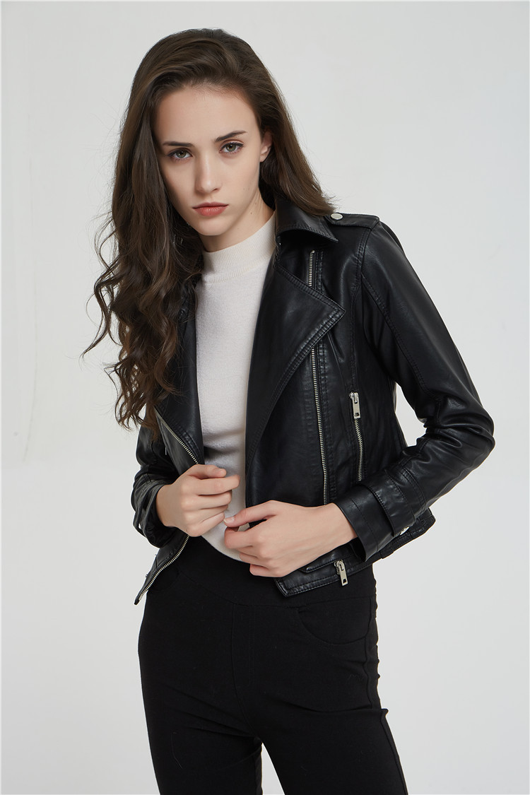 Veste cuir femme en PU - Ref 3447652 Image 13