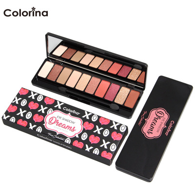 coloina 10 Color eye shadow Tin Eye Pearl Nude color Combination plate Wholesale distribution A generation of fat