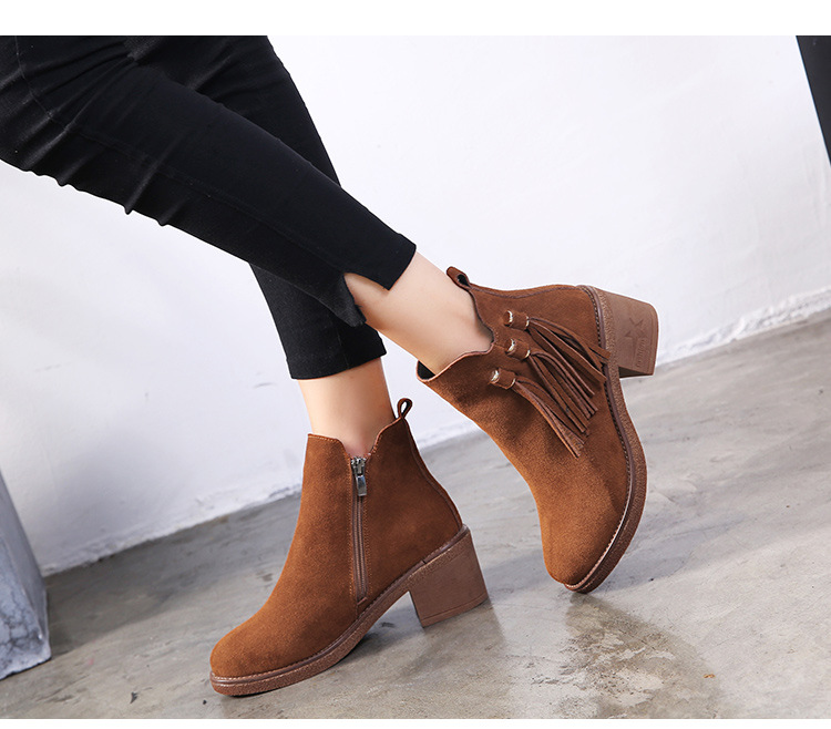 Bottes femme en En cuir - Ref 3355172 Image 17