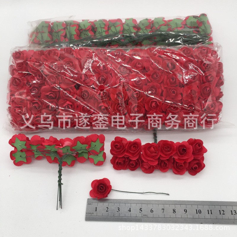 Моделирование цветки мелкие роза цветки мелкие бумажные цветы маленькая слива гирлянда материал счастье сахарница монтаж