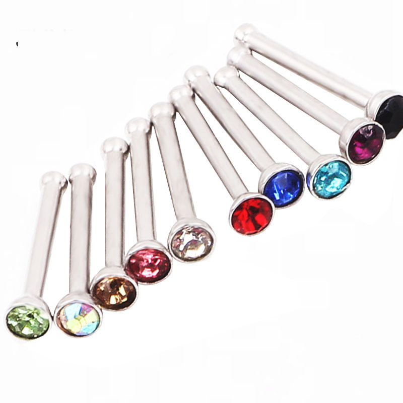 Labret piercing jewelry detail image
