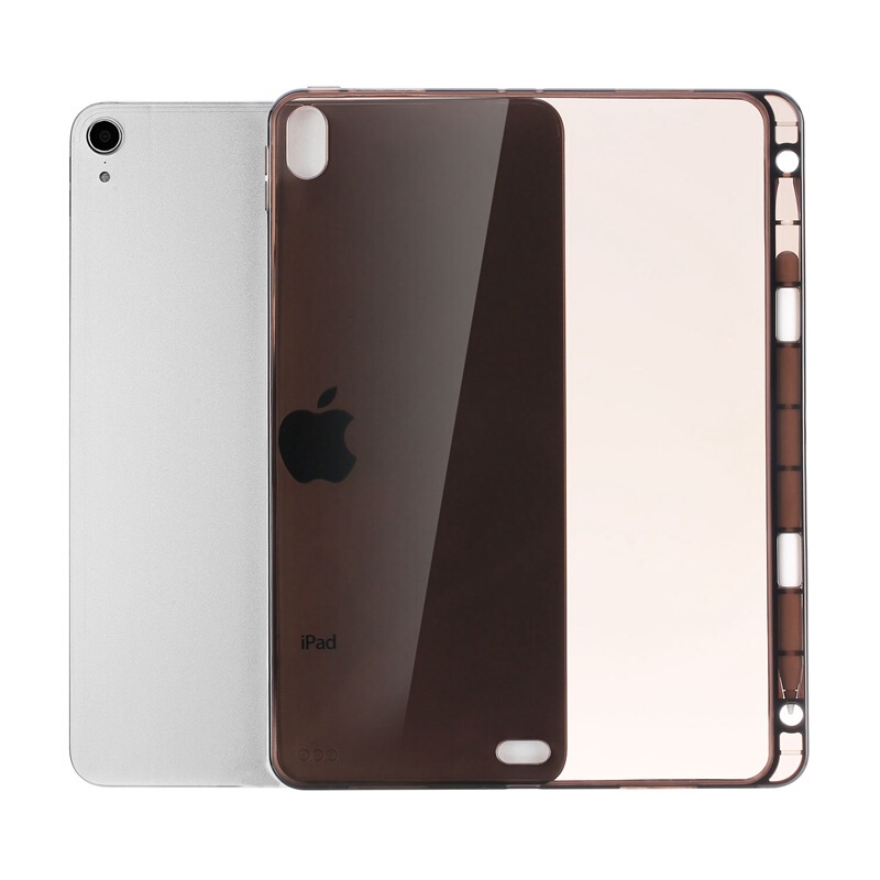 Ipadの保護カバーを適用して、ペン溝付きipad 9 mini6 2022 air5 10.2透明な転倒防止ソフトケースを持っています。|undefined