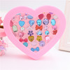 Children's ring, cartoon acrylic toy, diamond accessory, Korean style, 36 pieces, wholesale