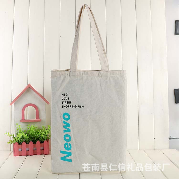 厂家定做 环保彩印帆布袋 广告手提麻布袋 棉布袋定制可印logo