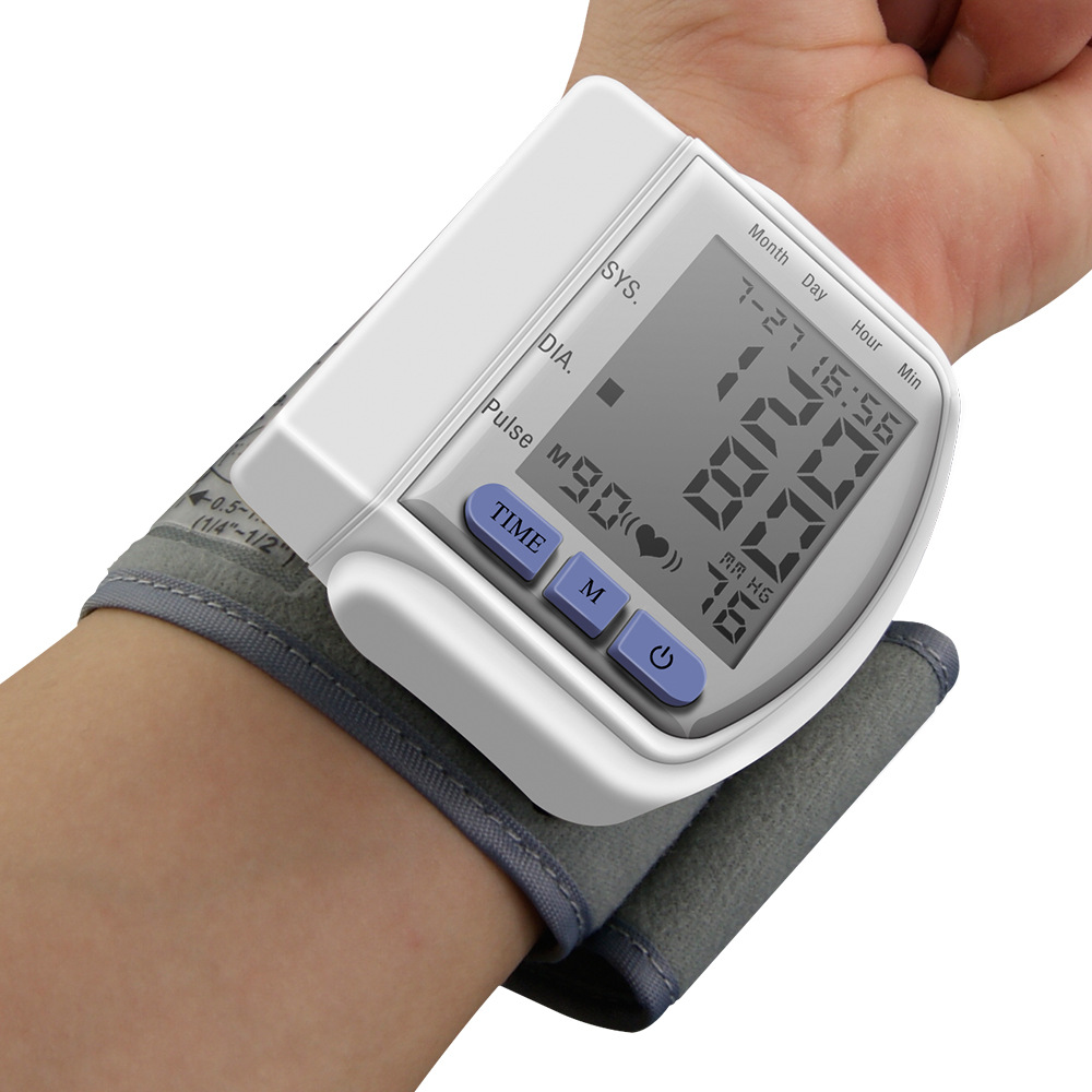 Wrist Type Cross-border English Blood Pressure Monitor Ce Wrist Type Blood Pressure Meter Measurement Blood Pressure Monitor Smart 9 4