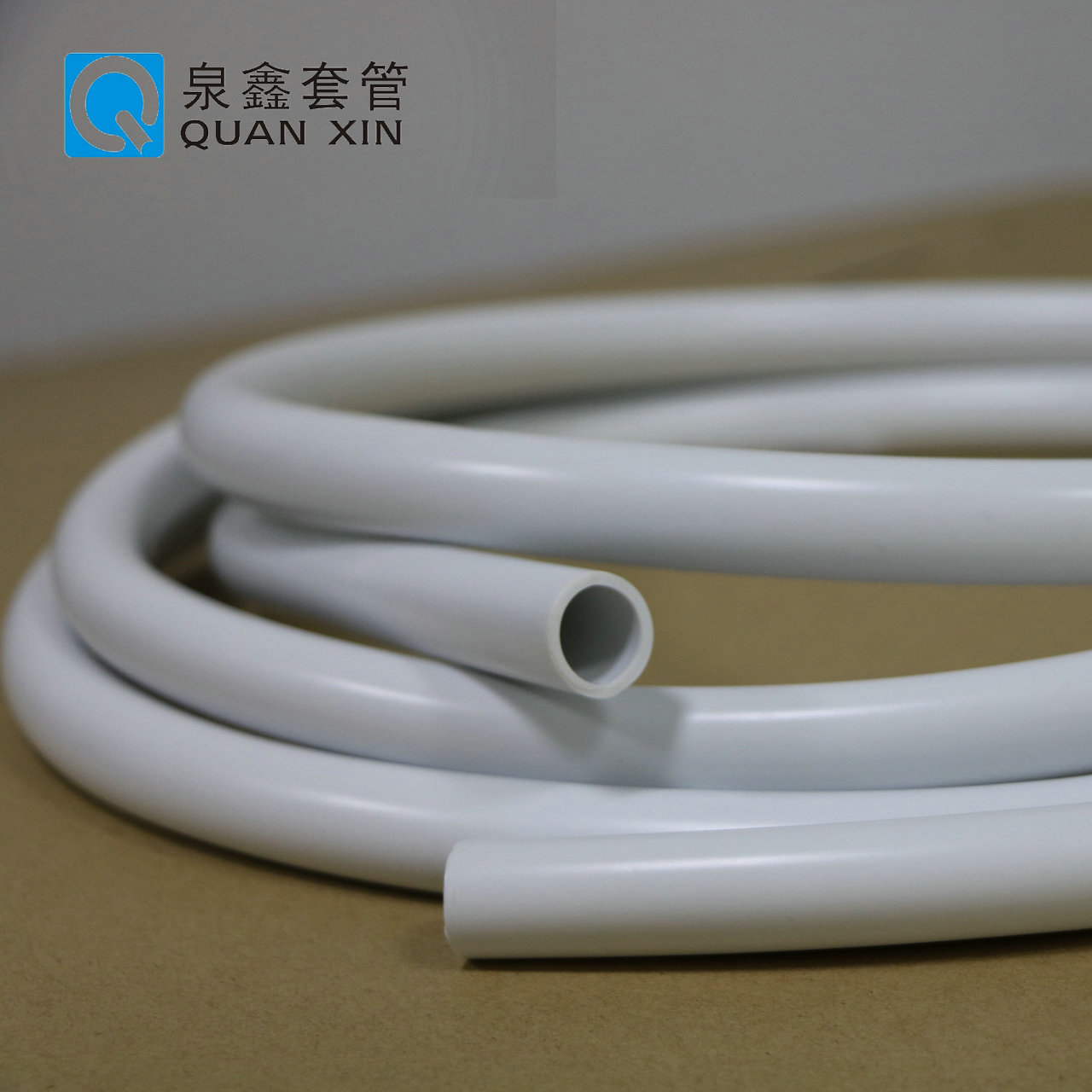 pvc穿线管 PVC护套 白色印字PVC软胶管黑色透明PVC套管 E364978-阿里巴巴