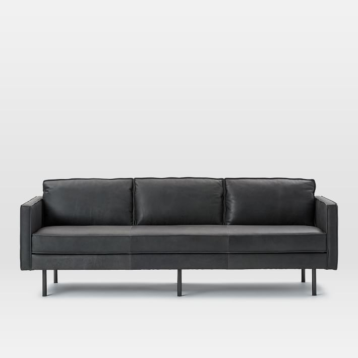 Yihaixuan nórdico sofá de cuero genuino simple moda tres pares solo salón mediano y pequeño apartamento muebles de oficina sofá