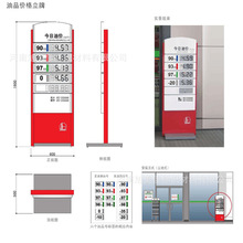 中国石化加油站今日油价立牌 加油站油价牌