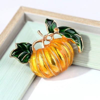 Alloy Enamel Halloween Pumpkin – Yaxa sancaqları