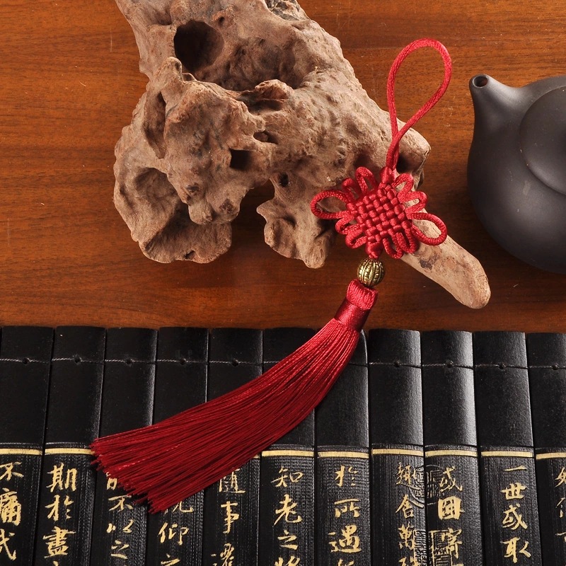 産地貨源現貨中國結流蘇 小號挂件中國特色手工藝禮品流蘇 中國結