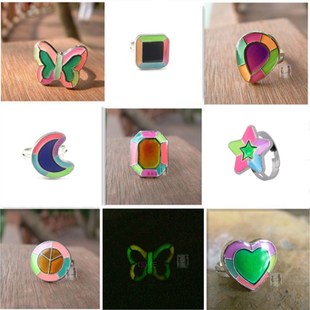 [Factory support mixed batch generation hair] a variety of mood temperature temperature luminous fluorescent ring gift wholesale