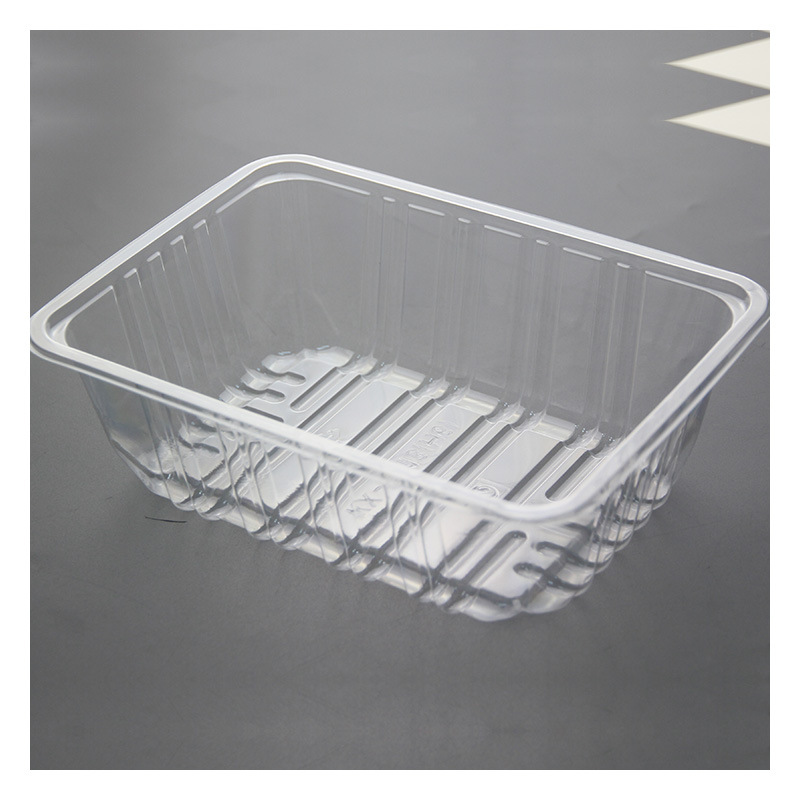 厂家一次性水果蔬菜打包盒分装盒透明吸塑打包盒 100个装|ms