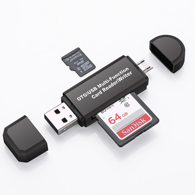 USB 2.0 Multi Card Reader OTG card reader SD card 64G mobile phone TF card reader Manufactor Direct selling