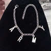 Fashionable jewelry, bracelet with letters, necklace, Korean style, wish, Amazon