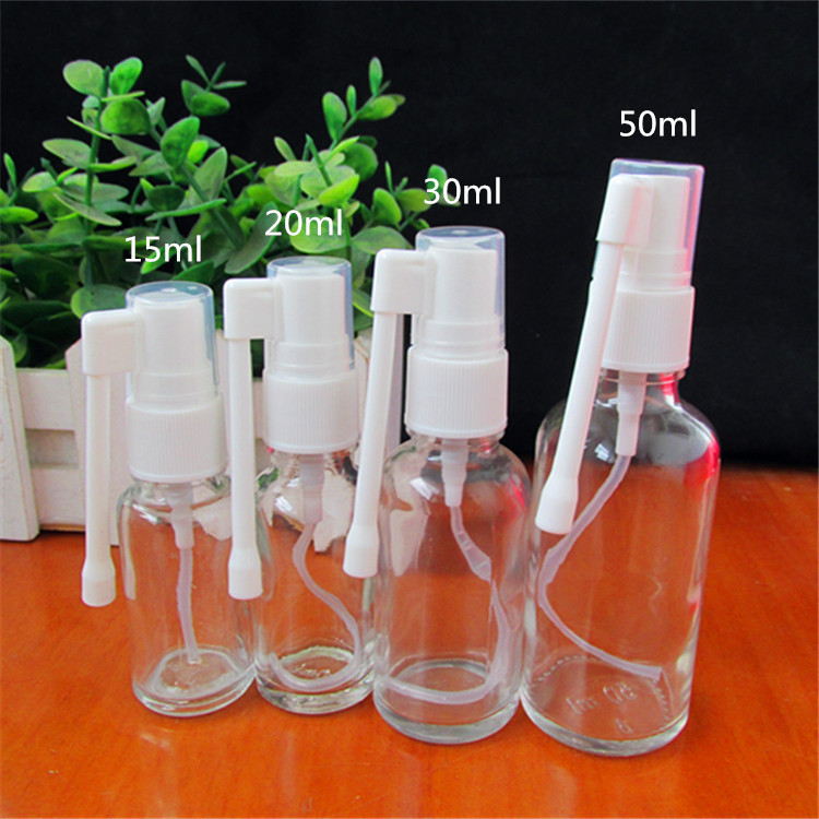 侧喷玻璃瓶 万向鼻喷瓶 360度旋转摇杆喷雾瓶