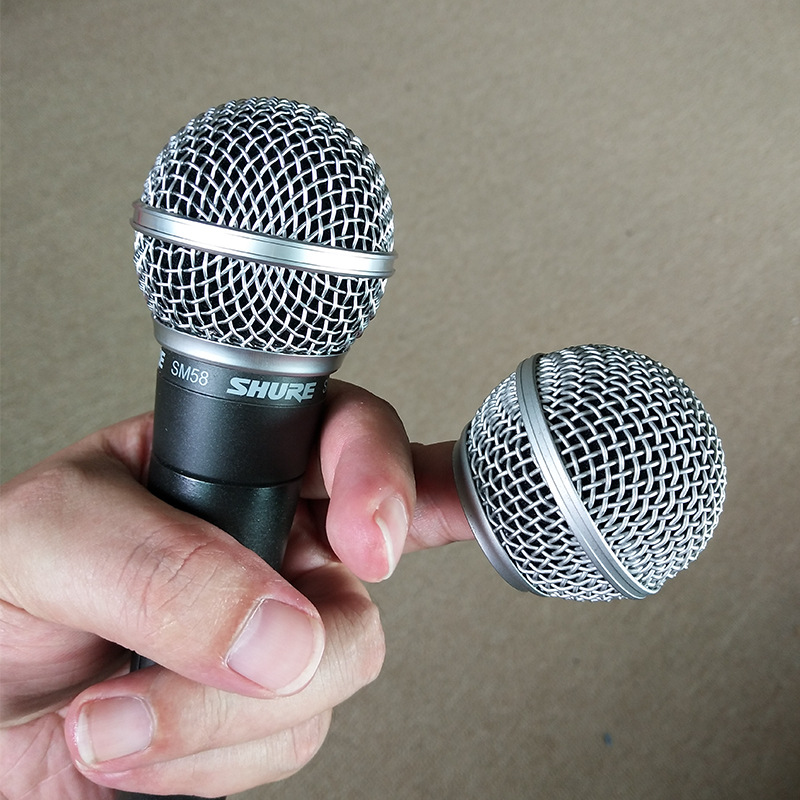 舒尔SHURE思雅诗雅SM58咪芯专用网头可兼容SM58/ULX24 BETA58等