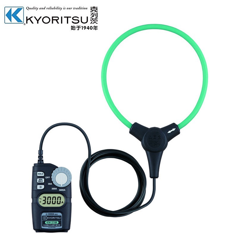 原装日本共立钳形电流表KEW2204R/2210R克列茨柔性钳形电流表