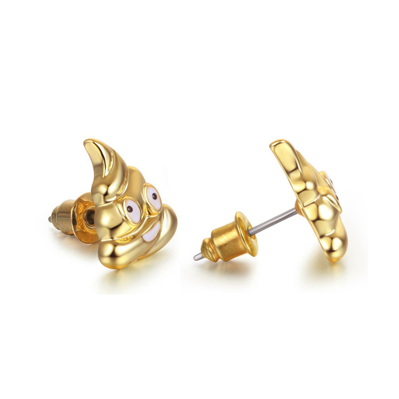 Alliage Huile Dégoulinant Mode Sourire Emoji Chiens Coccinelles Boucles D&#39;oreilles Nihaojewelry display picture 20