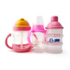 Children's set, pacifier, feeding bottle, банка для хранения for training with glass for mother and baby, Birthday gift, 7 pieces