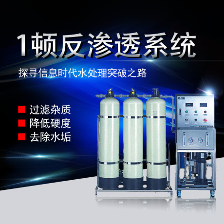 工业一级纯水设备1吨/小时 水处理RO反渗透设备