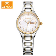 GEMAX/格玛仕 正品防水自动机械手表 女士时尚品牌日历腕表 2208