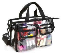 Waterproof travel toiletry bag, portable hand-held cosmetic storage bag, crossbody fitness shower beach bag