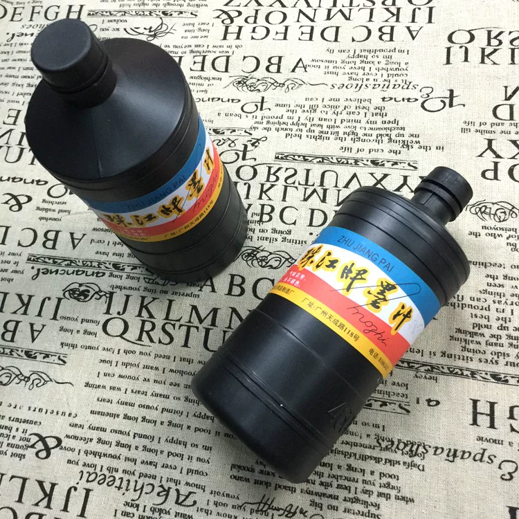 珠江 Black writing brush, 460 ml, 230 ml, 60 ml, 460 ml
