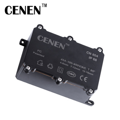 三通ip68防水接线盒可灌胶 户外灯电源接线盒 防水防晒电缆接线盒|ru