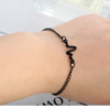 Foreign trade explosion jewelry simple personality design ECG lightning bracelet Couple heart -to -frequency frequency jump rate bracelet