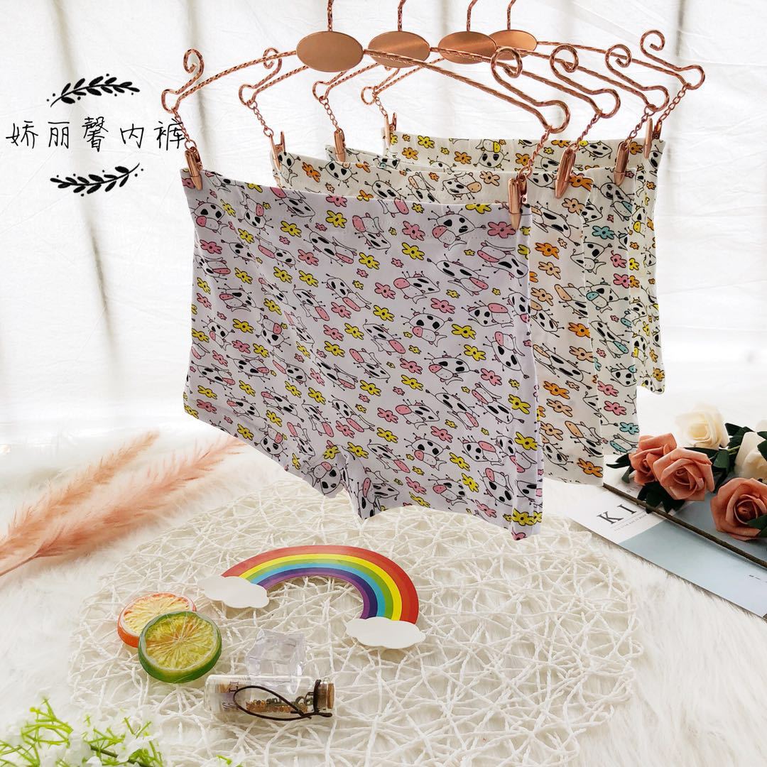 new pattern girl Boxer briefs Children underwear Recycled fiber . Underwear Factory wholesale