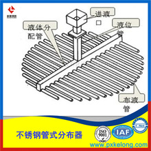 不锈钢管式分布器价格及高清图片 江西萍乡科隆牌专做塔内件