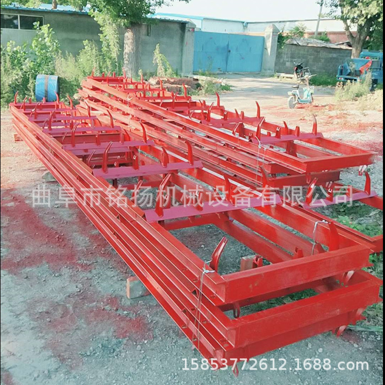 安全操作护栏型装车用皮带输送机快速上料可手摇升降式加厚耐磨皮带输送机