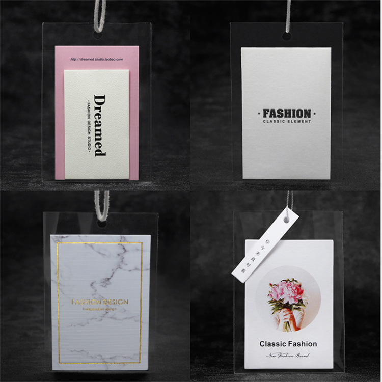 服装吊牌定做 制作卡片标签印刷 男女装童装内衣文胸 衣服吊牌