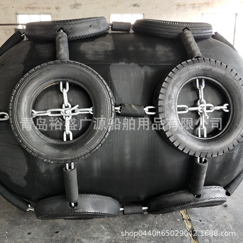 船舶配件带飞机轮胎护套防撞靠球船舶码头充气靠球高强度防撞靠球