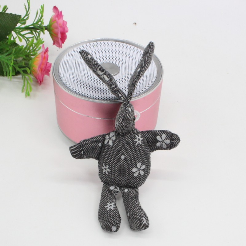 Floral denim dark gray