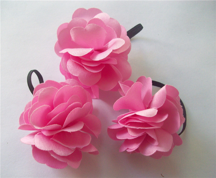 锻布手工花朵 头花 香水瓶花朵 礼品促销服装配件