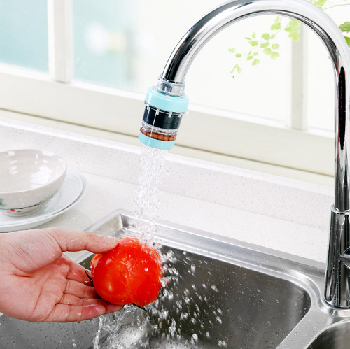 Medical stone magnetized faucet filter household kitchen health care bathroom tap water purifier bathroom water filter
