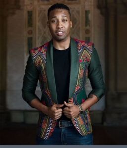 Autumn and winter New Amazon leisure national style printing splicing slim suit