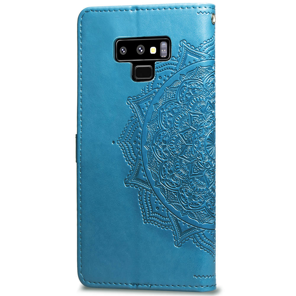 Mandala Embossed Leather Wallet Phone Case For Iphone 16_voghion.com