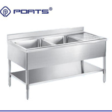 不锈钢洗菜池双水槽洗手盆刷碗工作打荷台厨房商用工作台操作台