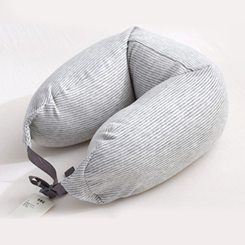Good product neck pillow U-shaped pillow particle travel pillow U-shaped pillow lunch break back pillow micro-particle neck pillow Muji multi-function