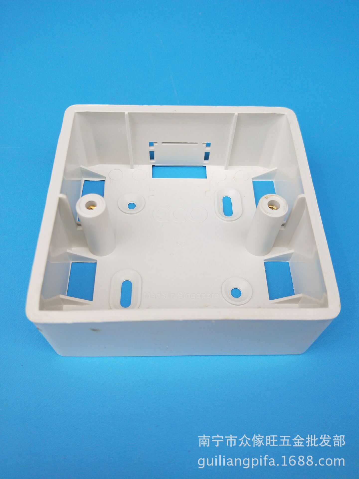 86型明装接线盒底盒明装接线盒明装单底盒白色