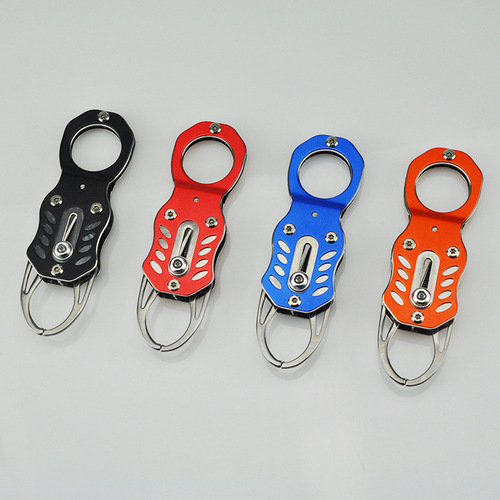Stainless steel fish controller, mini lure, fish catching mouth pliers, ring, anti-escape fish controller, fishing gear supplies wholesale